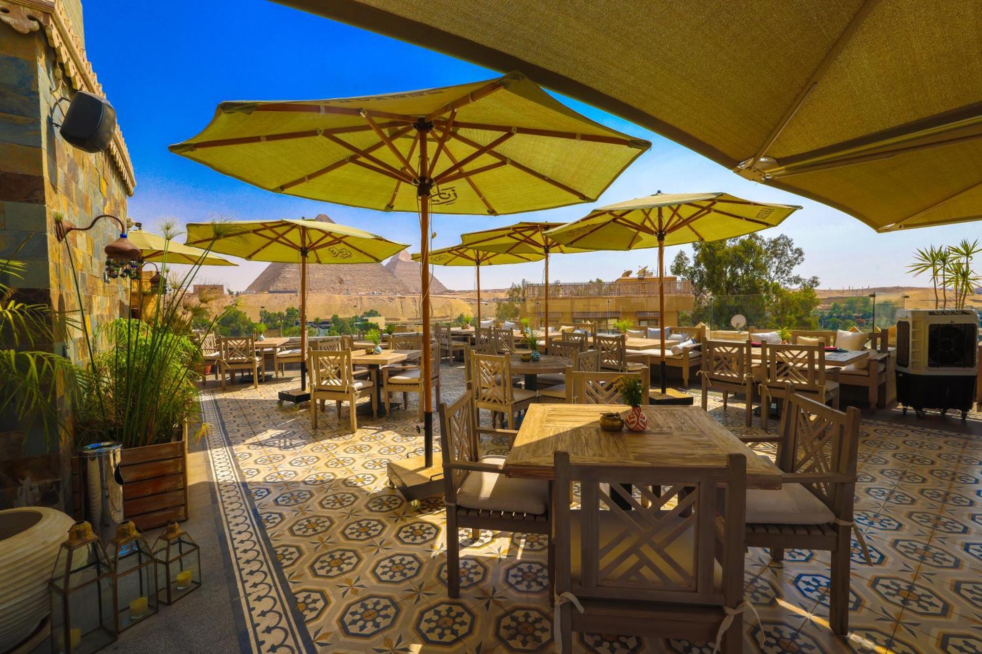 Onyx Pyramids Boutique Hotel Al Kawm al Akhdar ภายนอก รูปภาพ