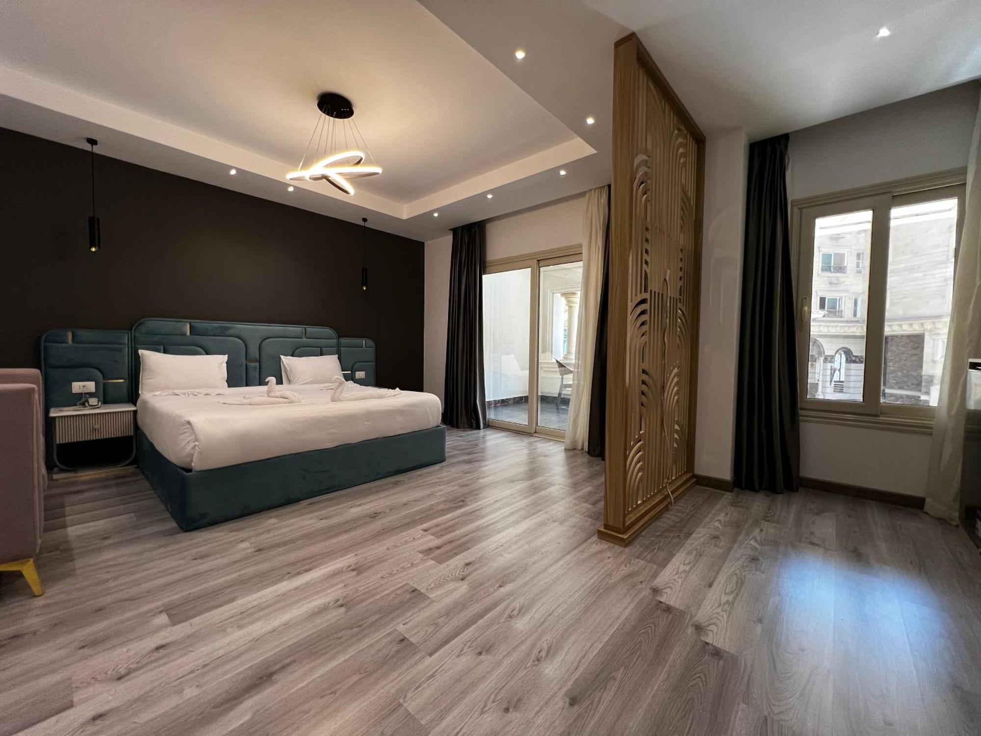 Onyx Pyramids Boutique Hotel Al Kawm al Akhdar ภายนอก รูปภาพ