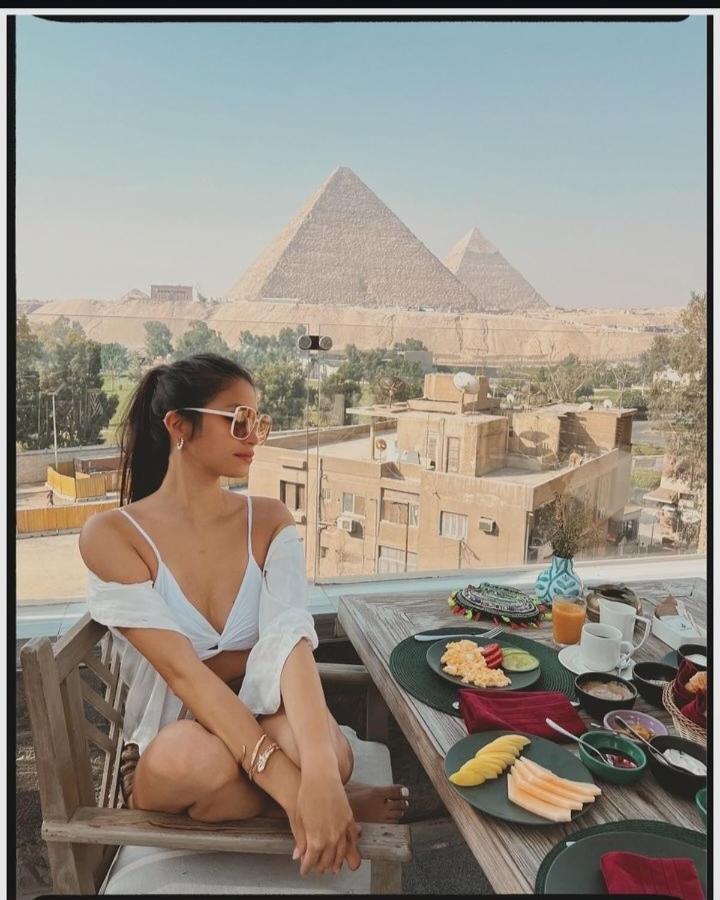 Onyx Pyramids Boutique Hotel Al Kawm al Akhdar ภายนอก รูปภาพ